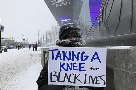 Taking a knee for Black lives